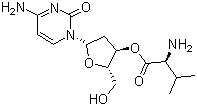 L-?Valine,3'-?esterwith4-?amino-?1-?(2-?deoxy-?β-?L-?erythro-?pentofuranosyl)?-?2(1H)?-?pyrimidinone